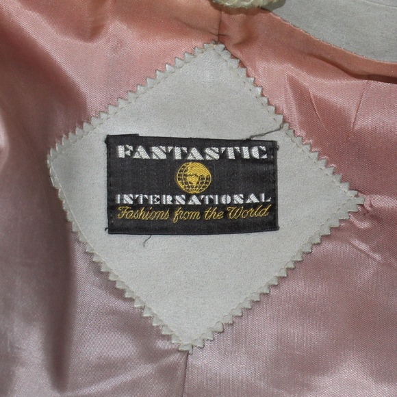 VINTAGE FI GRAYISH TONE LEATHER JACKET - Picture 8 of 8